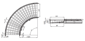 Dimensiones Interroll RM 8220