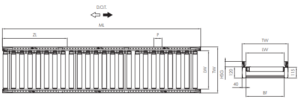 Dimensiones Interroll RM 8310