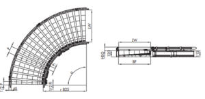 Dimensiones Interroll RM 8320